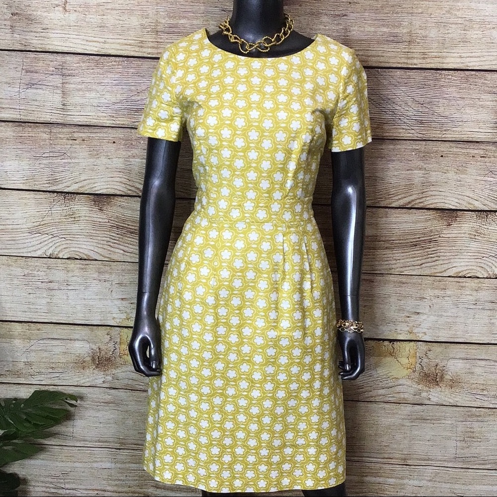 Yellow Floral Women's Dress